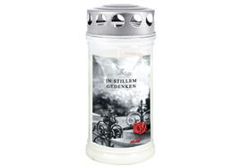 Gedenk-Kerze "in stillem Gedenken" (70-90h)