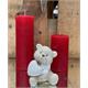 Raureif-Stumpen D: 50mm H: 90mm flieder