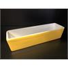 Steingut-rechteckig L: 210 mm B: 60 mm gelb