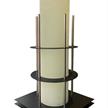 Kerzenhalter für Kerzen mit D:80mm schwarz | Bild 2
