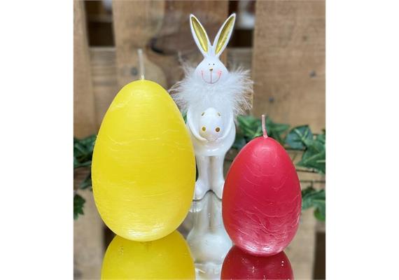 Raureif Osterei gross 90/140mm grün