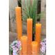 Raureif-Stumpen D: 40mm H: 280mm orange