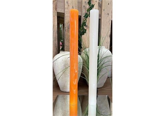 Raureif-Stumpen D: 40mm H: 450mm weiss