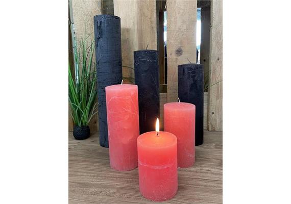 Raureif-Stumpen D: 80mm H: 150mm violett