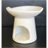 Teelicht Duftlampe D:90 mm H: 110 mm weiss