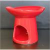 Teelicht Duftlampe D:90 mm H: 110 mm rot