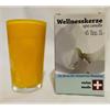Wellnesskerze im Glas 50/90 mit Duft vanille (gelb