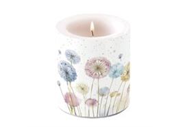 Laternenkerze Pusteblume pastell D:100 mm H:100 mm