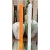 Raureif-Stumpen D: 40mm H: 450mm weiss