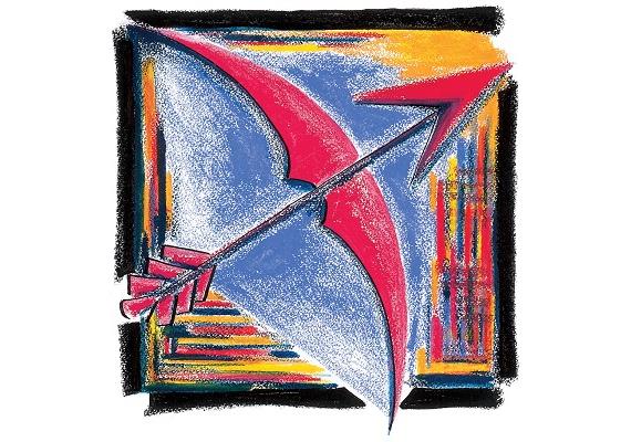 Sternzeichenkerze "Schütze"